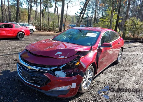2019 Chevrolet Malibu Lt из США, поврежденный, VIN 1G1ZD5ST4KF227894